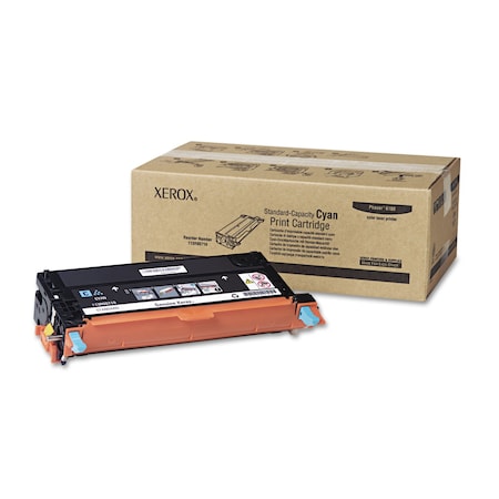 Xerox Toner Cartridge, 2000 Page, Cyan, Printer Model: Phaser 6180 Series 113R00719